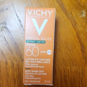 Free with purchace Vichy Capital Soleil UV Matte Lotion Sample